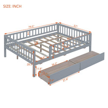 Load image into Gallery viewer, Multi Functional Wooden Daybed Bed
