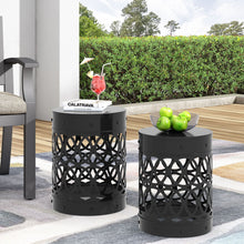 Load image into Gallery viewer, Delight - Powder Coated Iron End Table (Set of 2)