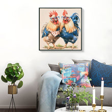 Load image into Gallery viewer, Rooster, Chicken Pictures Wall Decor For Home Decor - Yellow / Red