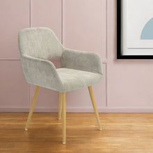 Load image into Gallery viewer, 22" Upholstered Arm Chair - Beige And Brown