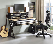 Load image into Gallery viewer, Eleazar - Music Recording Studio Desk - Natural Oak