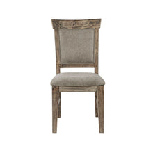 Load image into Gallery viewer, Dining Side Chair Set With Cushioned Back And Seat (Set of 2) - Weathered Gray / Natural