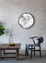 Load image into Gallery viewer, Theodor - Mirror With Industrial Design Round Mirror With Metal Frame For Wall Decor & Entryway Console Lean Against Wall - Black