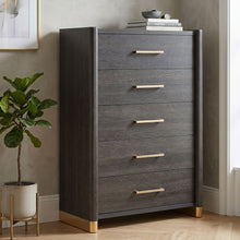 Load image into Gallery viewer, Clifton - 5 Drawer Chest - Espresso