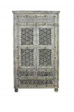 Load image into Gallery viewer, Solid Wood Three Drawer Gentleman'S Chest - Aged Gray