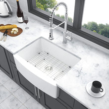 Load image into Gallery viewer, Farmhouse Sink, Apron Front Single Bowl With Arch Edge Design