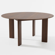 Load image into Gallery viewer, 59" Solid Wood Round Top Dining Table - Brown