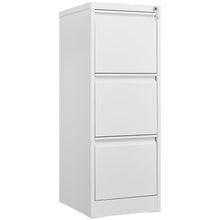 Load image into Gallery viewer, Durable Metal 3 Drawer File Cabinet With Lock For Office Storage