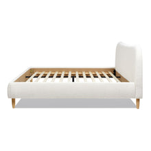 Load image into Gallery viewer, Roman - Curved Headboard Upholstered Platform Bed