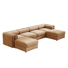 Load image into Gallery viewer, Contemporary Elegant Sofa With Storage And Ottoman