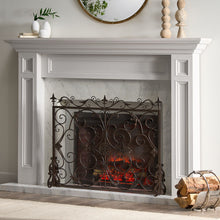 Load image into Gallery viewer, Darcie - Wrought Fireplace Screen, Ornate Design