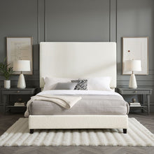 Load image into Gallery viewer, Upholstered Headboard Platform Bed