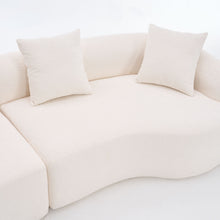 Load image into Gallery viewer, 4 Seater Sofa With Fabric, 30D, 60 Hardness Full Sponge, 4 Pillow For Living Room, Home Furniture Sleeper Sectional Sofa For Apartment