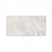 Load image into Gallery viewer, Snow Mountain Ol Textured Marble Tiles For Wall Decoration - White / Natural