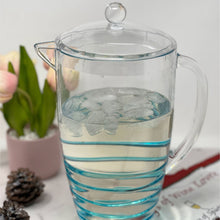 Load image into Gallery viewer, Swirl Unbreakable Plastic Water Pitcher With Lid And Spout