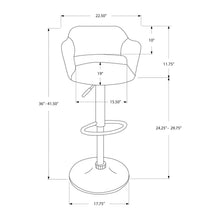 Load image into Gallery viewer, Swivel Stool Bar Height, Adjustable Versatile Seating, Contemporary & Modern