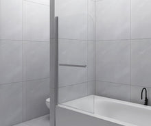 Load image into Gallery viewer, Bathtub Screen Framless Shower Door Tempered Glass Shower Panel - Transparent
