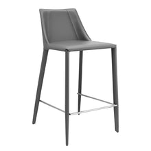 Load image into Gallery viewer, Steel Low Back Counter Height Bar Chair - Gray