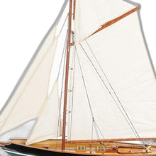 Load image into Gallery viewer, Pen Duick Hand Painted Model Sail Boat - Black / Blue / White