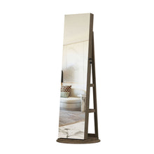 Load image into Gallery viewer, Swivel Jewelry Cabinet With Full Length Mirror