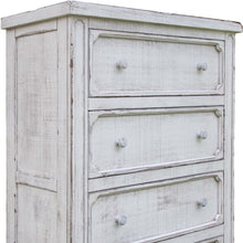 Load image into Gallery viewer, Solid Wood Four Drawer Chest - Antiqued White