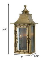 Load image into Gallery viewer, St. Charles 2-Light Wall Light - Aged Brass