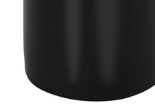 Load image into Gallery viewer, Concrete Cylinder Table Lamp With Black Drum Shade - Black And Gold
