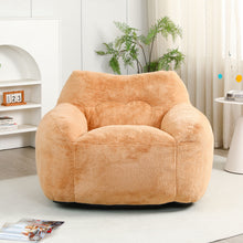 Load image into Gallery viewer, Beanbag Sofa Chair With Armrests Stuffed High Density Foam