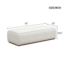 Load image into Gallery viewer, Grainy Footstool For Home - Beige