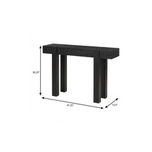 Load image into Gallery viewer, Console Table With Drawer - Black