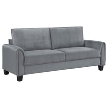 Load image into Gallery viewer, Dixon - Upholstered Sofa With Rounded Arms And Texture - Gray