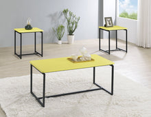 Load image into Gallery viewer, GT - 3 Piece Carbon Fiber Wrap Coffee Table And End Table (Set of 3)