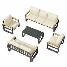 Load image into Gallery viewer, Modern Outdoor Sofa Set With Coffee Table