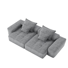 Load image into Gallery viewer, Modern Oversized Diy Combination Modular Sectional Sofa With Pillows