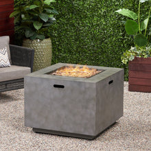 Load image into Gallery viewer, Outdoor Patio Gas Burning Fire Pit Table 50,000 Btu, Square