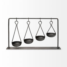 Load image into Gallery viewer, Vintage Spice Rack Tabletop Sculpture - Charcoal