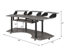 Load image into Gallery viewer, Eleazar - Music Recording Studio Desk - Wood