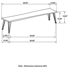 Load image into Gallery viewer, Zora - Dining Bench - Natural
