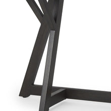 Load image into Gallery viewer, 54" Solid Wood Trestle Console Table - Brown