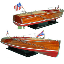 Load image into Gallery viewer, Hand Painted Model Boat (624220) - Dark Brown