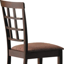 Load image into Gallery viewer, Upholstered Microfiber Open Back Dining Side Chairs (Set of 2) - Dark Brown