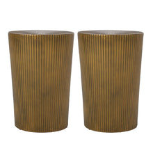 Load image into Gallery viewer, Langseth - Iron Sunburst Side Table Modern Design