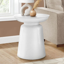 Load image into Gallery viewer, Drum Accent Side Table, Hammered Texture