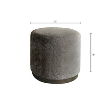 Load image into Gallery viewer, Oval Accent Ottoman - Brown