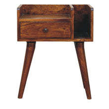 Load image into Gallery viewer, 22" One Drawer Wood Nightstand - Chestnut