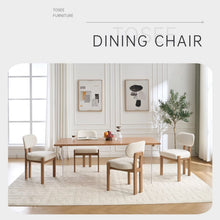 Load image into Gallery viewer, Dining Chairs With Ergonomic Backrest And Adjustable Feet (Set of 2)