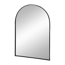 Load image into Gallery viewer, 36" Arch Metal Framed Accent Mirror - Black