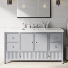 Load image into Gallery viewer, Bathroom Vanity With Separate Sink, Soft Close Doors And 4 Drawers