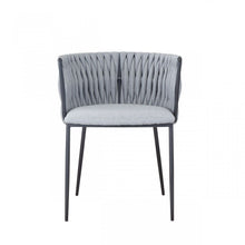 Load image into Gallery viewer, Contemporary Dining Chair - Light Gray / Black