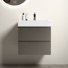 Load image into Gallery viewer, Alice - Bathroom Vanity With Sink, Large Storage Wall Mounted Floating Bathroom Vanity For Modern Bathroom, One-Piece Sink Basin Without Drain And Faucet